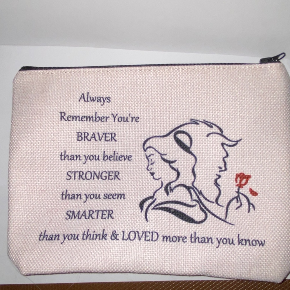 A cosmetic bag